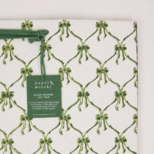 Load image into Gallery viewer, Block Printed Gift Bags (Large) - Holly Green