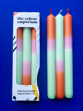 Load image into Gallery viewer, FISHERMAN&#39;S FRIEND Dip Dye Dinner Candles Trio