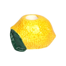 Load image into Gallery viewer, Bon Appetit Lemon Ceramic Candle Holder - 6cm