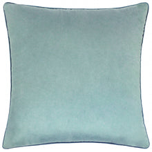 Load image into Gallery viewer, Meridian Velvet Cushion Mineral/Teal: Mineral/Teal / Polyester Filled / 55 x 55cm