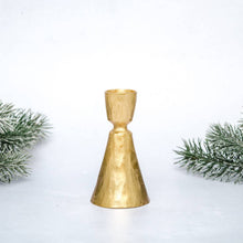 Load image into Gallery viewer, Orla Gold Coloured Metal Candlestick Holder: Medium