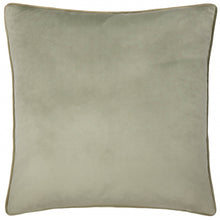 Load image into Gallery viewer, Meridian Velvet Cushion Green/Sage: Green/Sage / Polyester Filled / 45 x 45cm