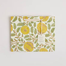 Load image into Gallery viewer, Hand Block Printed Gift Bags (Medium) - Sunshine