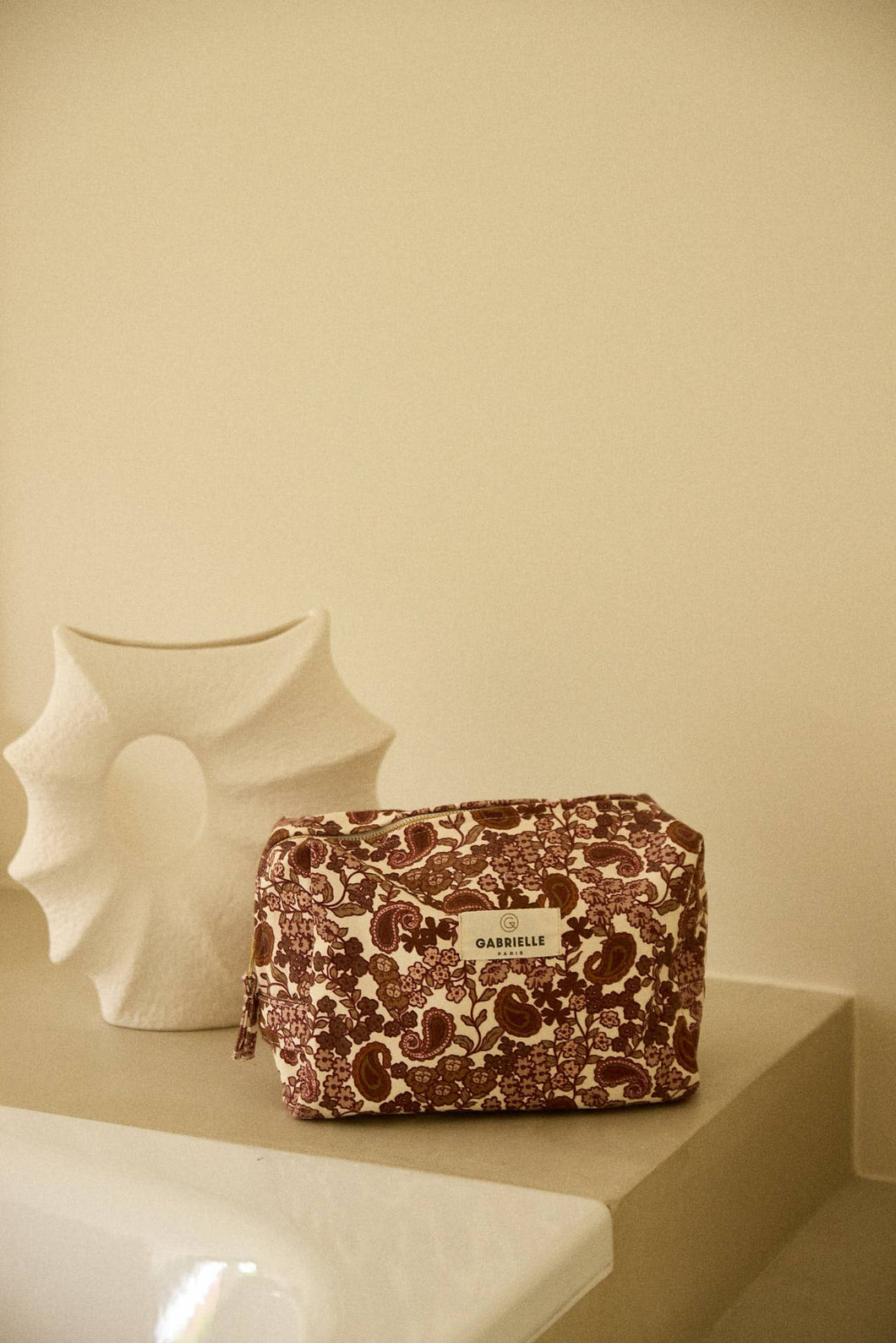 ARABESQUE BORDEAUX TOILET BAG