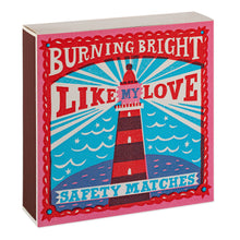 Load image into Gallery viewer, Burning Bright | Square Matchboxes