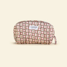 Load image into Gallery viewer, Medium Quilted Wash Bag | Pinwheel Choc Chip