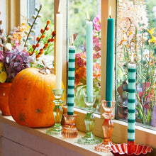 Load image into Gallery viewer, Orange Glass Candle Holder | Home Decor | Gift |