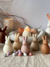 Load image into Gallery viewer, Taupe Bunny Ear Candle