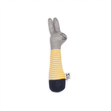 Load image into Gallery viewer, Cotton Knit Baby Rattle Toy: Rabbit Citrus