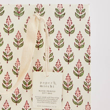 Load image into Gallery viewer, Hand Block Printed Gift Bags (Medium) - Blush
