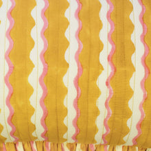 Load image into Gallery viewer, Cotton Quilted Frill Cushion | Wiggle | Honey | Small