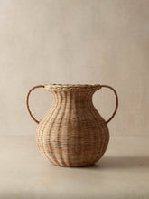 Load image into Gallery viewer, Elara Wooven Rattan Vase