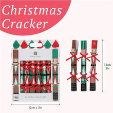 Load image into Gallery viewer, Nutcracker Christmas Saucer Crackers - 10 Pack Display | Christmas Decor |