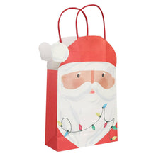 Load image into Gallery viewer, Santa Christmas Paper Gift Bags - 8 Pack