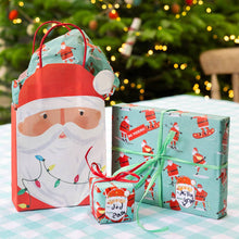 Load image into Gallery viewer, Santa Christmas Paper Gift Bags - 8 Pack