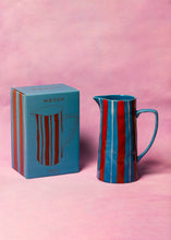 Load image into Gallery viewer, Light Blue/ Red Jug