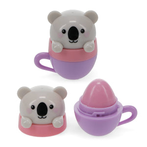 Mini berry scented lip balm (assorted) - Teacup animal frien