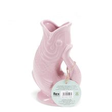 Load image into Gallery viewer, Ceramic fish vase - Pink
