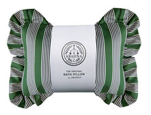 Load image into Gallery viewer, The Original Bath Pillow by Abahna® - Heritage Stripe Green