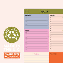 Load image into Gallery viewer, A5 Daily Planner Pad | Block My Life