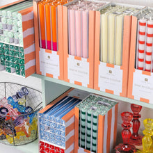 Load image into Gallery viewer, Green Stripe Dinner Candles | 25 Candles | POS Unit |