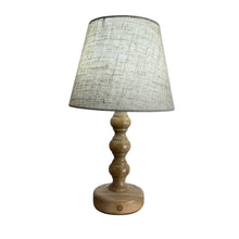 Load image into Gallery viewer, Bobbin Teak style rechargeable touch lamp