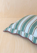 Load image into Gallery viewer, Cotton Cushion Cover in Blue Stripe