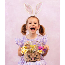 Load image into Gallery viewer, Spring Bunny Recycled Paper Bunny Shaped Basket
