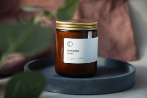 Morning Light candle - (Neroli, Basil and Lime): 250ml (medium)