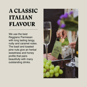 Drinks Biscuits - Parmesan Cheese & Sweet Basil 110g