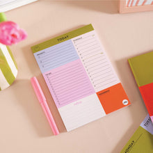 Load image into Gallery viewer, A5 Daily Planner Pad | Block My Life