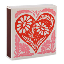 Load image into Gallery viewer, Botanical Heart | Square Matchboxes
