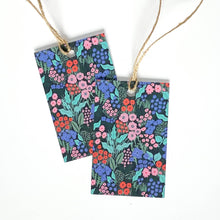Load image into Gallery viewer, Midnight Blue Meadow Gift Tags x 4