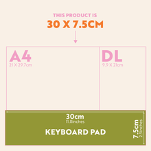 Load image into Gallery viewer, Keyboard Weekly Planner Pad | Bright Arches