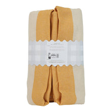 Load image into Gallery viewer, Yellow Stripe Cotton XL Tablecloth - 160cm x 250cm