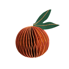 Load image into Gallery viewer, UK/EU: Orange Honeycomb Ornament