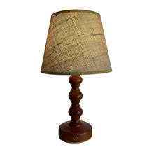 Load image into Gallery viewer, Bobbin Teak style rechargeable touch lamp
