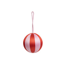 Load image into Gallery viewer, INDIGO BLUE/TERRACOTTA Stripe Bauble