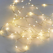 Load image into Gallery viewer, Gold LED String Lights - 3m - Display