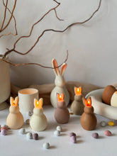 Load image into Gallery viewer, Taupe Bunny Ear Candle