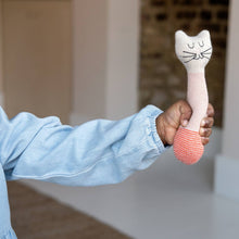 Load image into Gallery viewer, PINK CAT RATTLE