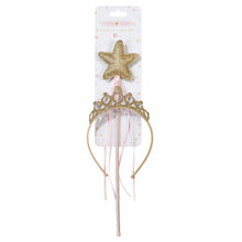 Load image into Gallery viewer, Star Wand and Tiara Set