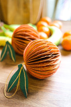 Load image into Gallery viewer, UK/EU: Orange Honeycomb Ornament