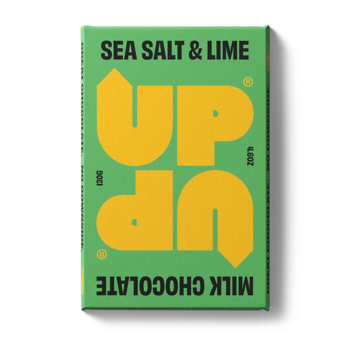 Sea Salt & Lime Milk Chocolate Bar 130G/4.6OZ