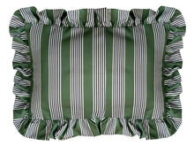 Load image into Gallery viewer, The Original Bath Pillow by Abahna® - Heritage Stripe Green