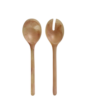 Load image into Gallery viewer, Salad Servers - Coral Set