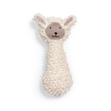 Load image into Gallery viewer, Cotton Knit Baby Rattle Toy:  Sheep