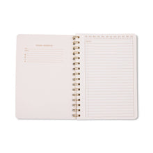 Load image into Gallery viewer, DesignWorks Ink Tulip A5 Twin Wire Notebook - Pinwheel Pink