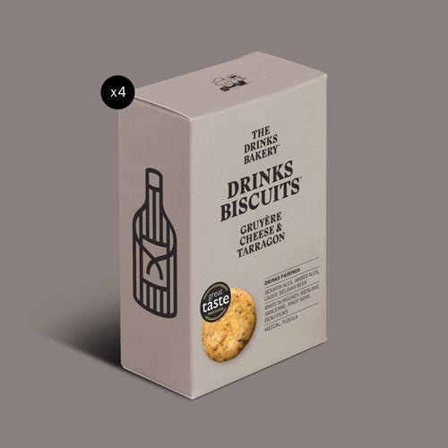 NEW Drinks Biscuits - Gruyère Cheese & Tarragon 110g