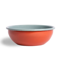 Load image into Gallery viewer, 24 oz Cereal Bowl: Blue &amp; Brown